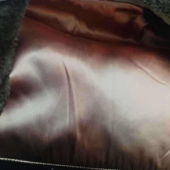 Sears Vintage Tan Trench Coat with Brown Faux Fur Collar - Picture 10 of 11